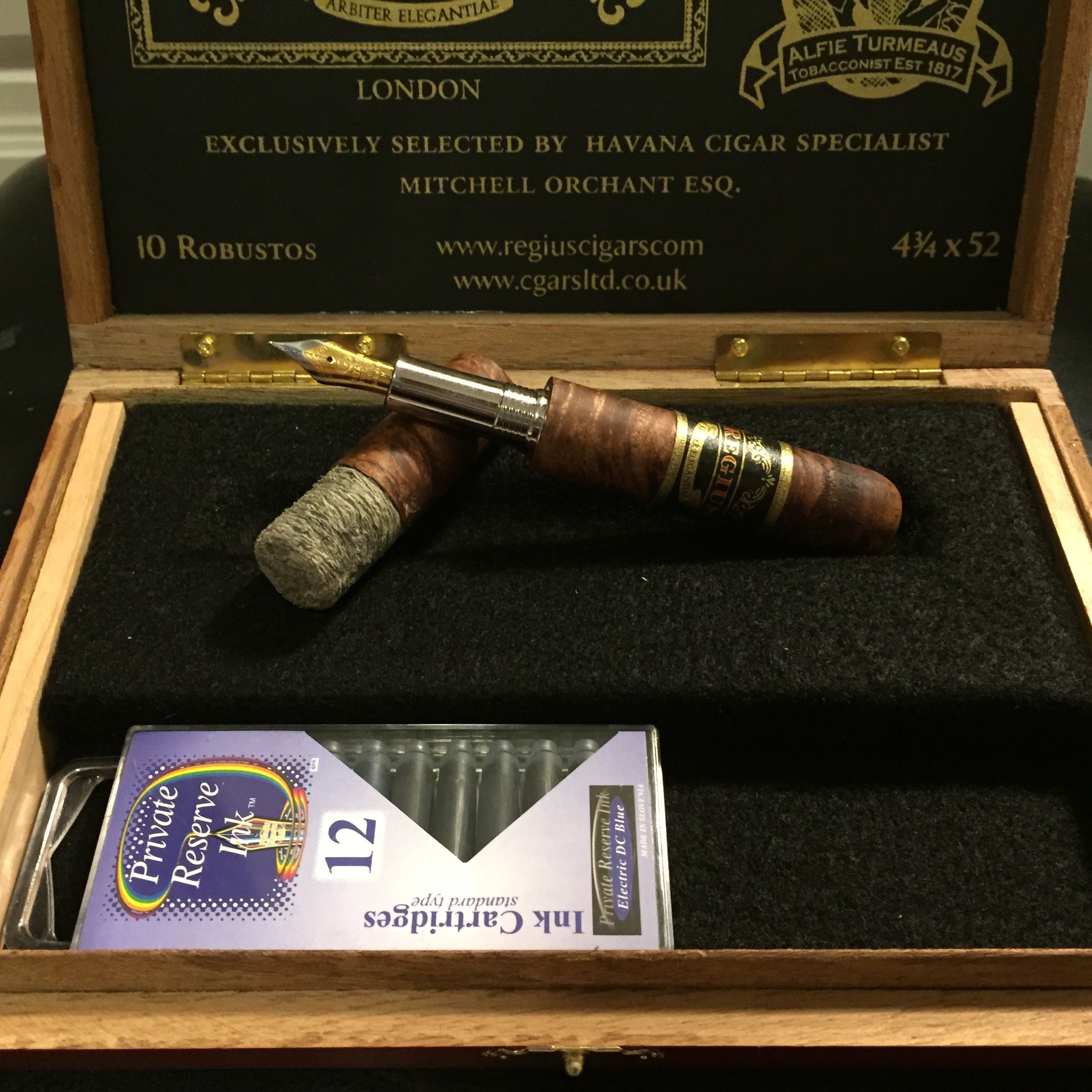 Hand Made Custom Fountain Pens by Deluca Ink.