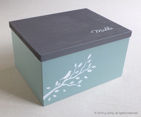 Custom Made Custom Wooden Box – Keepsake Box, Jewelry Box, Mementos, Wedding, Photo Box