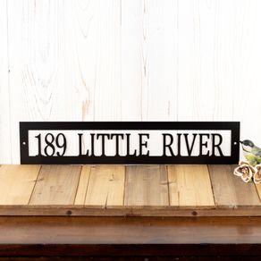 Custom wood wall letters - Little Crown Interiors