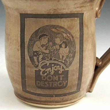 Custom Made Mug With Vintage Parks Posters
