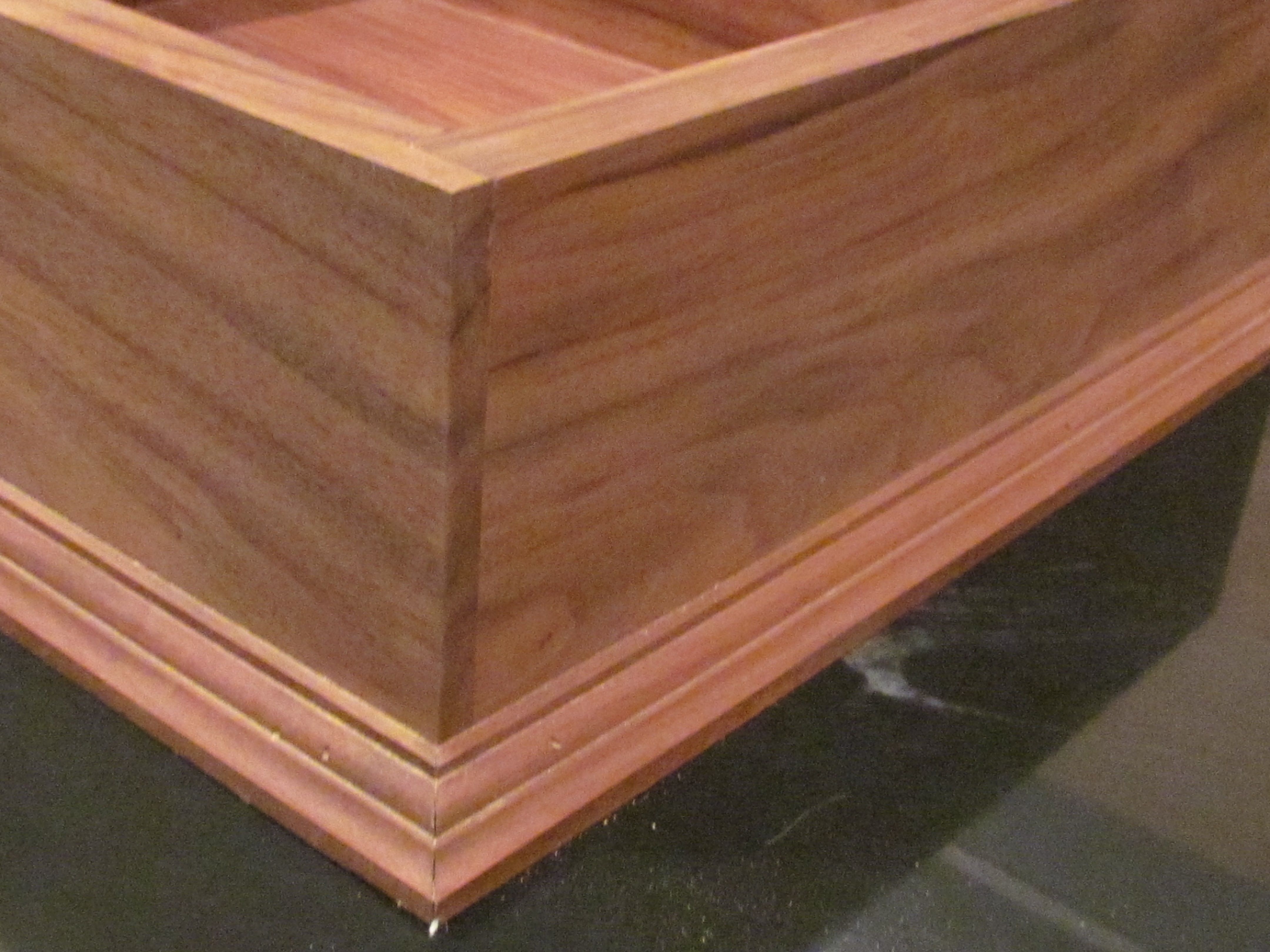Buy Hand Crafted Walnut Jewelry Box, made to order from Dixie