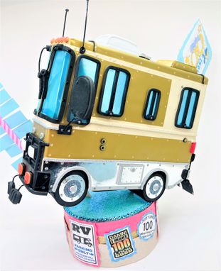 Custom Made 100th Birthday Cake Toppers, Rv Camping Custom Cake Toppers