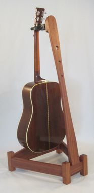 Custom Made Sapele Wood Custom Guitar Stand