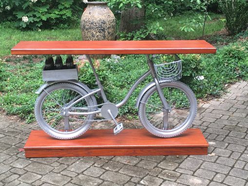 Custom Made Bike Console Table