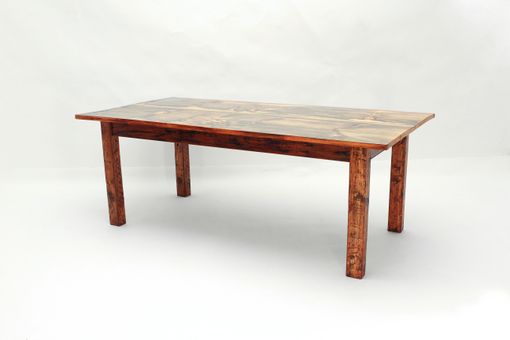 Custom Made Two Board Pine Top Farmhouse Dining Table Dt-60