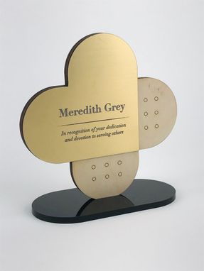 Custom Made Heart Of Gold Medical Staff Recognition Award
