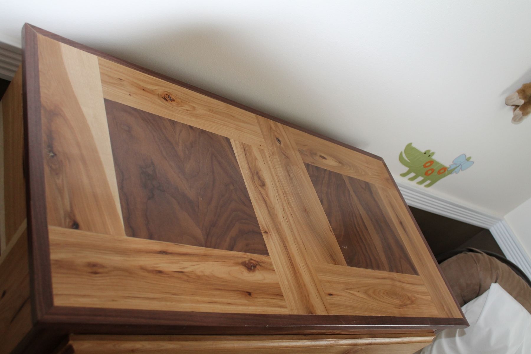 Hand Crafted Dresser / Bookshelf Set Hickory / Walnut by Holtzer