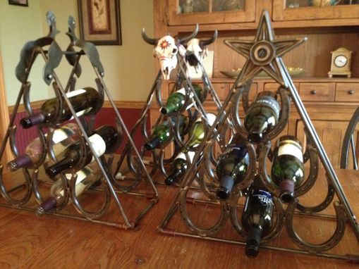 Custom Made Western Inspired Wine Racks