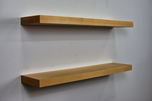 Custom Made Maple Shelves, Maple Floating Shelves, Maple Bookshelf, Maple Wood Shelves, Solid Maple Shelves