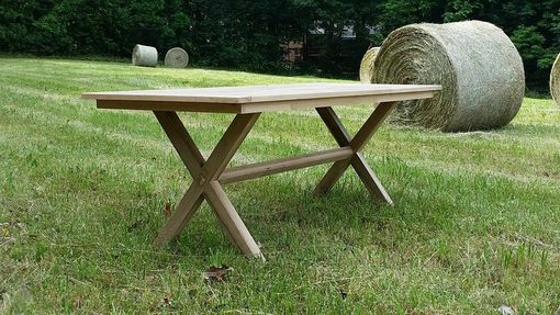 Custom Made Farmhouse Trestle Table