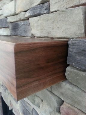 Custom Made Walnut Mantel