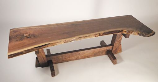 Custom Made Nakashima Style Coffee Table/Bench