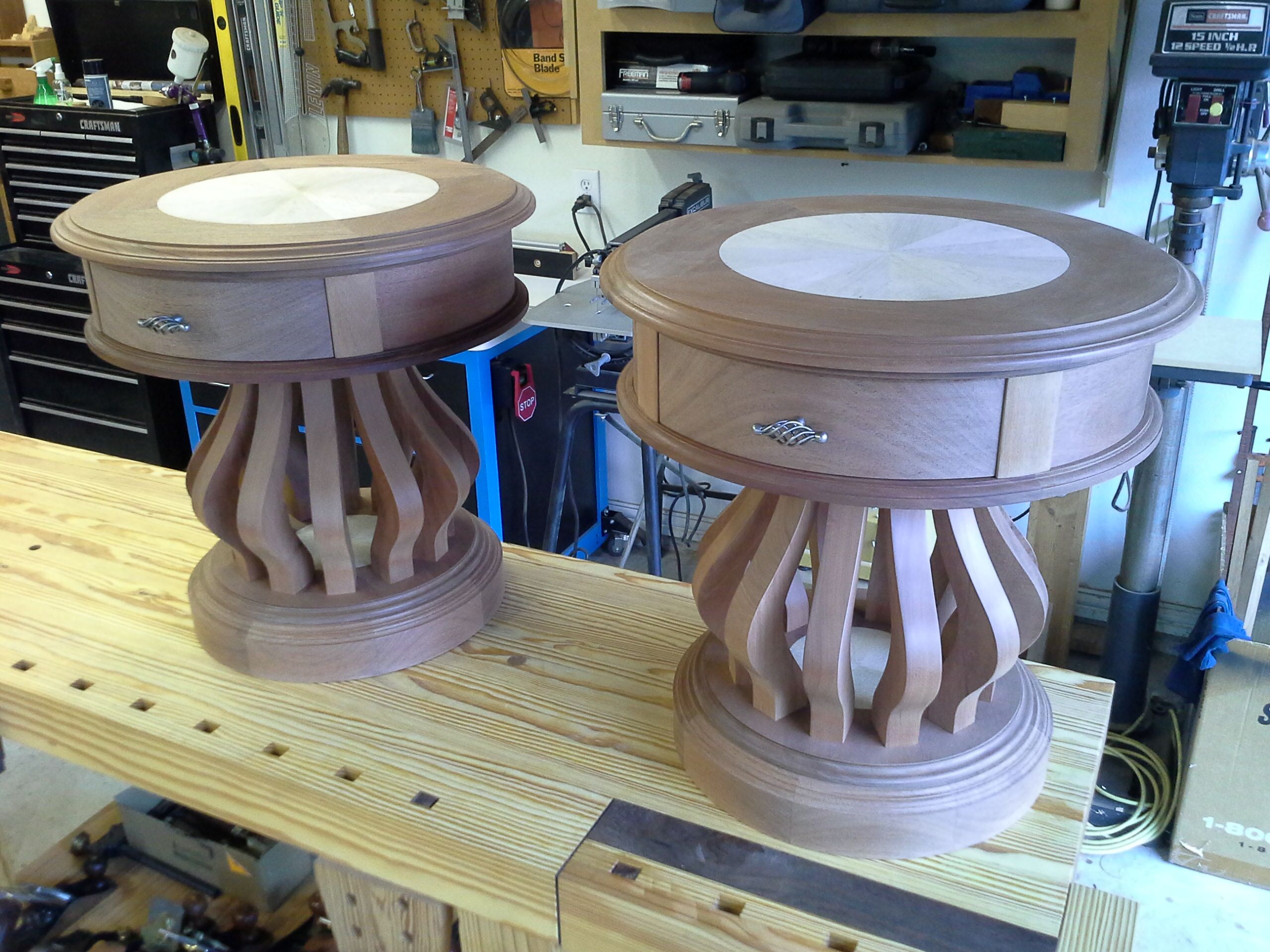Buy Hand Crafted Handmade Custom End Tables, made to order from RB Wood