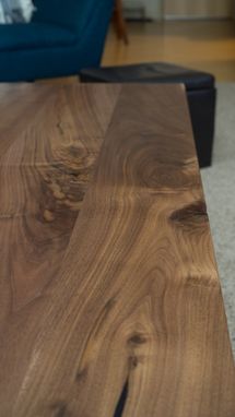 Custom Made Modern Walnut Coffee Table