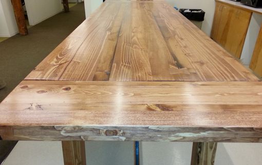 Custom Made Bar Height Harvest Table