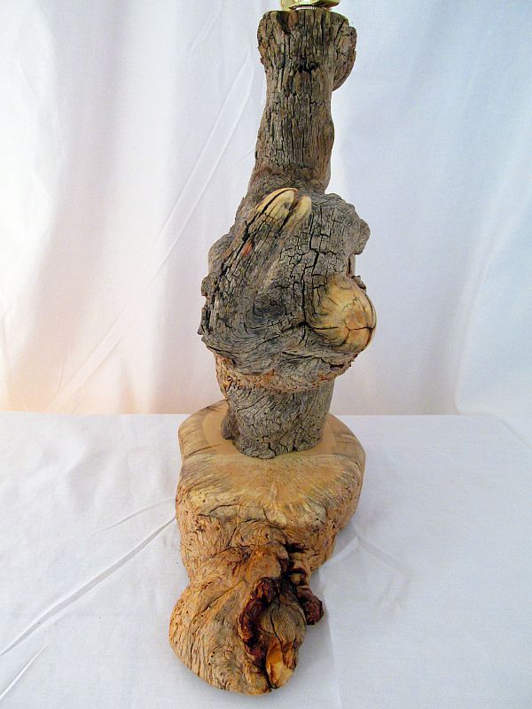 Buy Hand Made Rustic Pine Burl Log Table Lamp Wooden Lamp Design