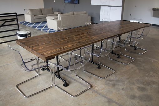 Custom Made Industrial Style Conference Table