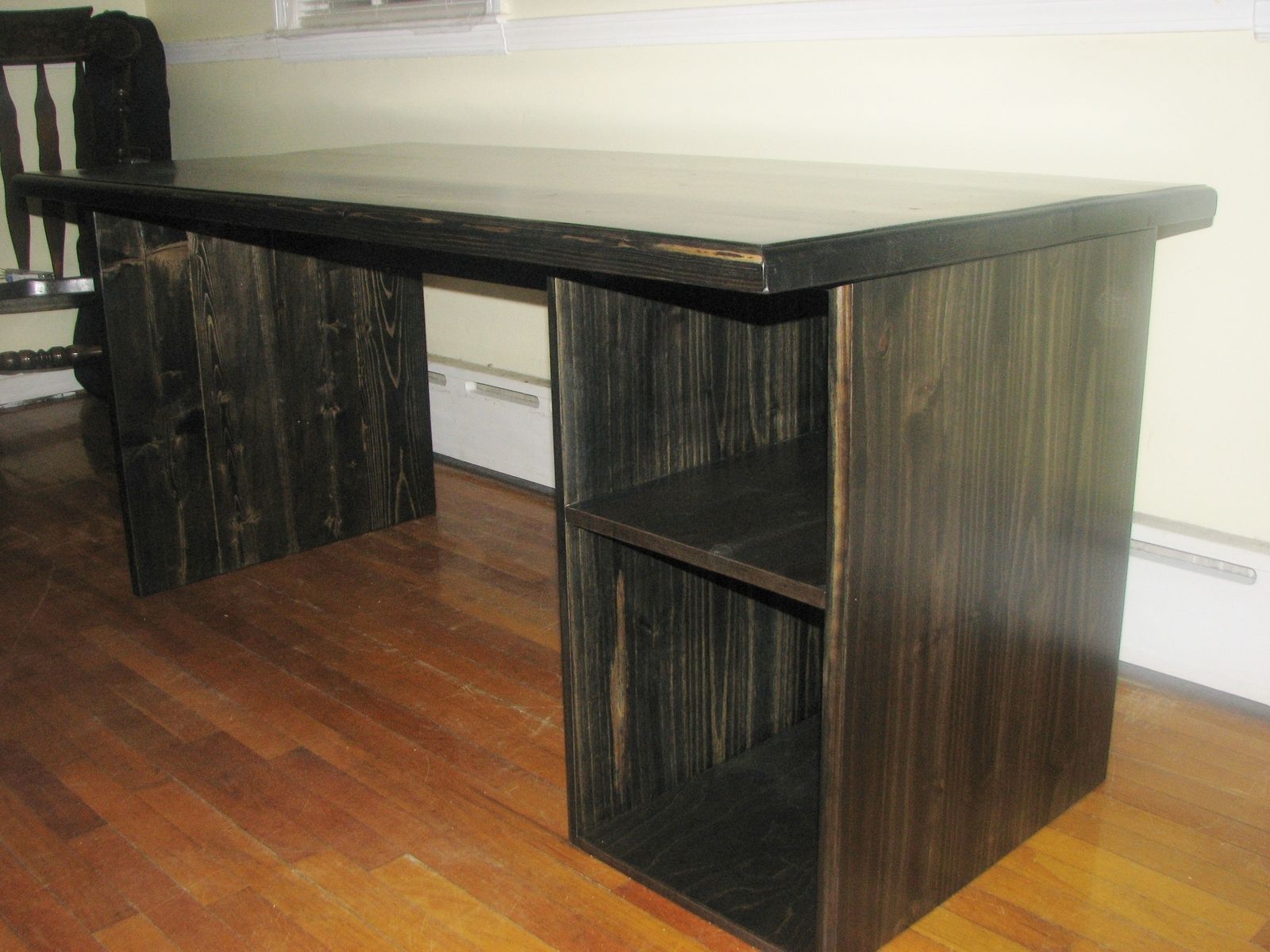 Handmade Custom Modern Ebony Computer Desk By Custom Made