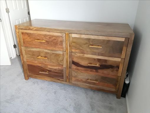 Custom Made Mango Solid Hardwood 6 Drawer Dresser