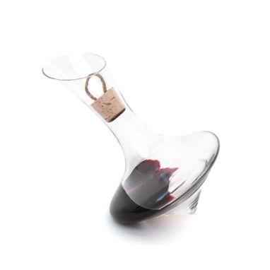 Custom Made Swoon Glass Revolving Wine Decanter