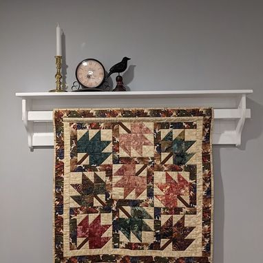 Custom Made Quilt Rack And Hanger 36" Wide