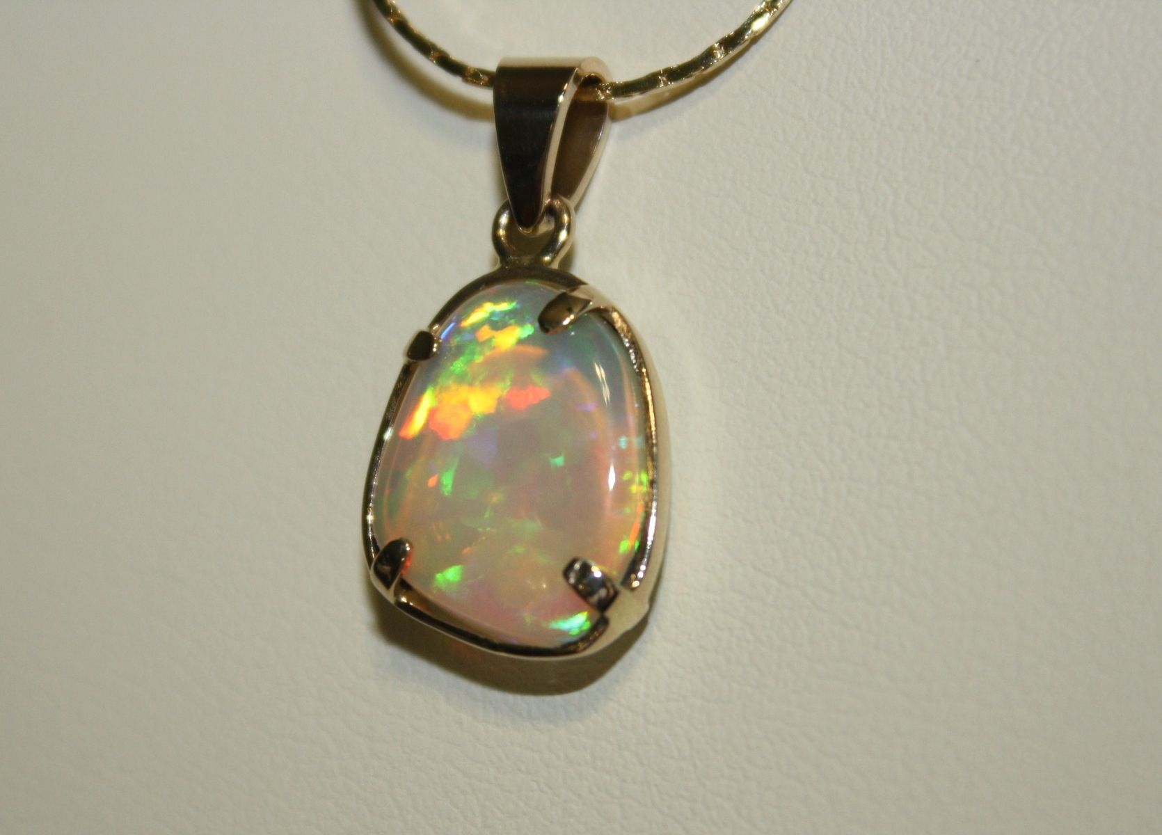 Hand Crafted Welo Harlequin World Class Opal Pendant by L'Adore Opals ...