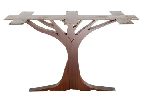 Custom Made Metal Table Legs (Oak Tree)