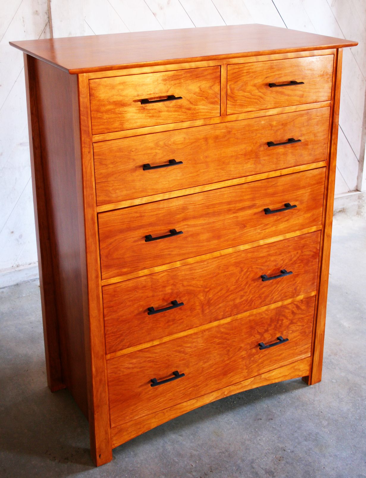 Hand Crafted Custom Six Drawer Dresser by Kit Clark Furniture ...