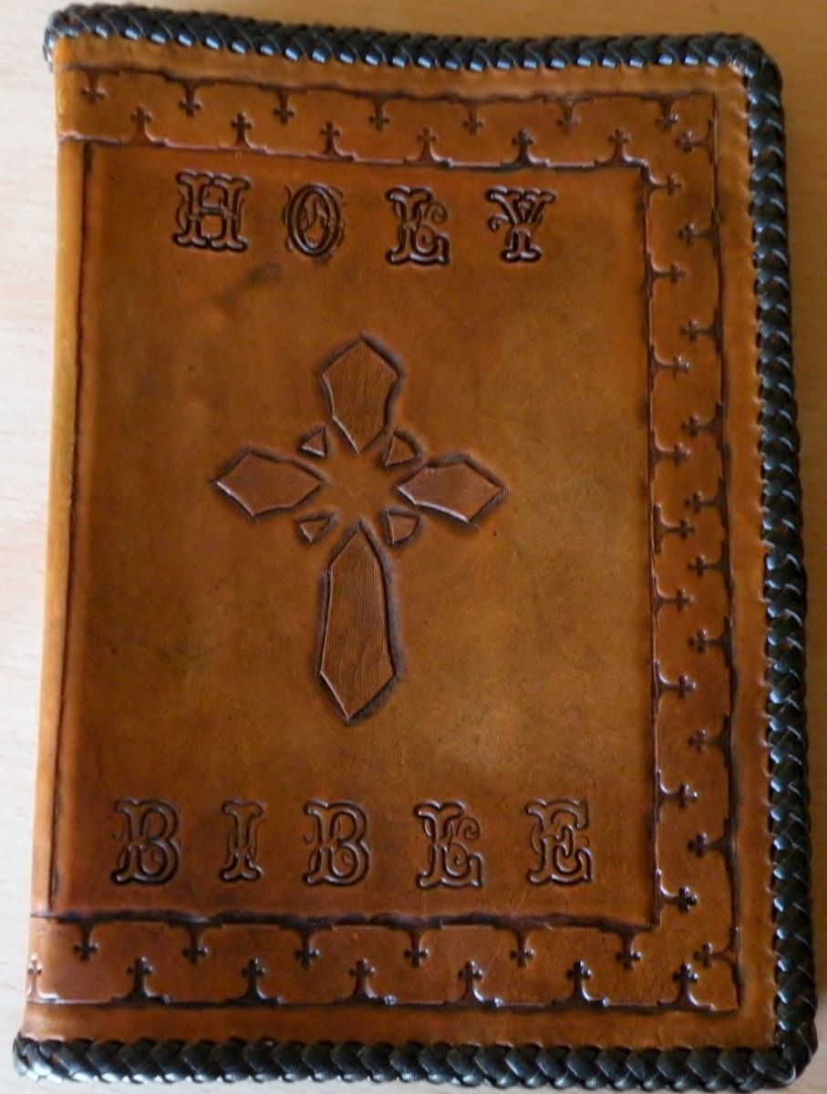 Handmade dove bible cover by rics leather  custommadecom