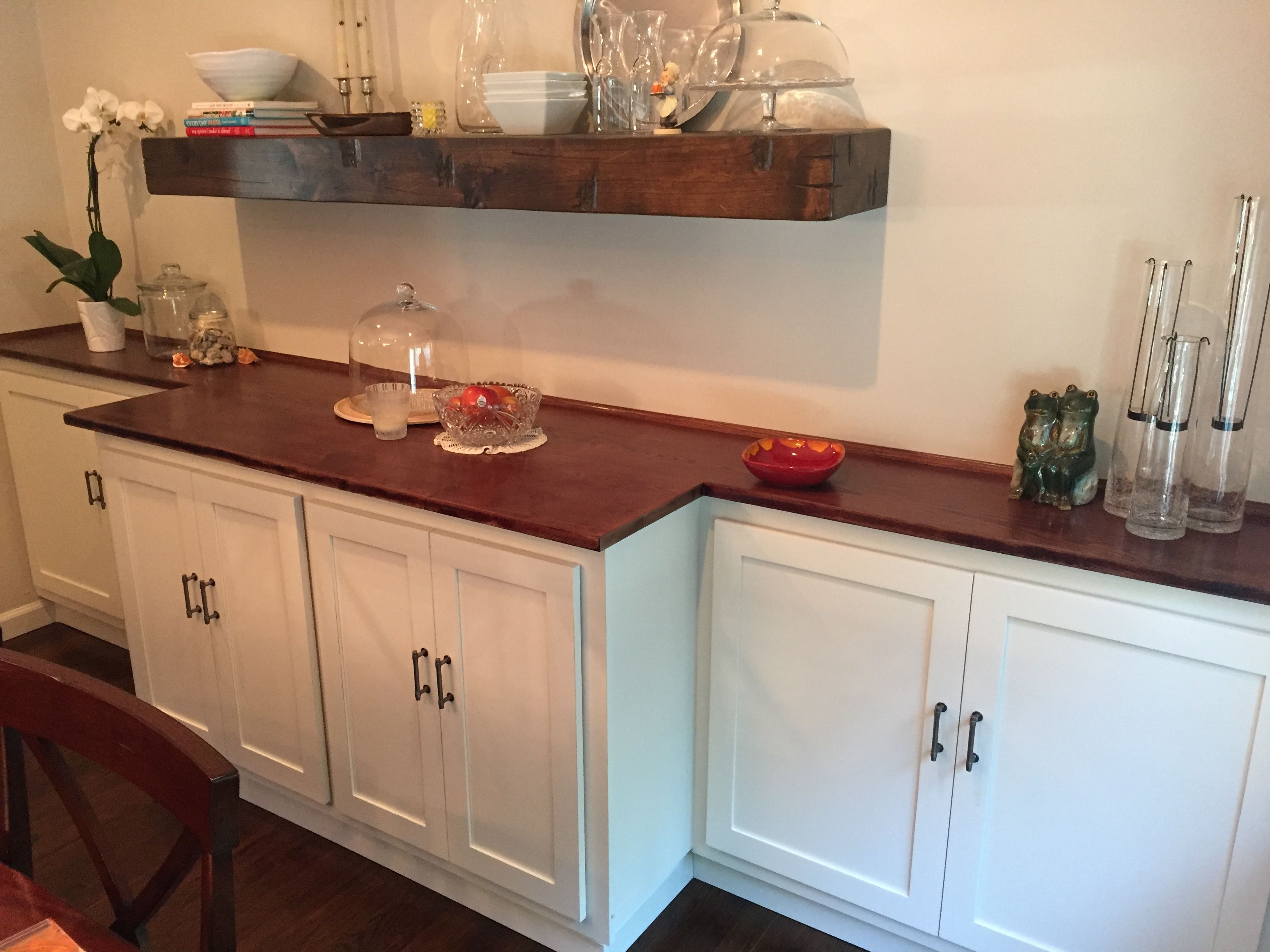 Custom Made Built In Buffet / Hutch by M.Karl, LLC