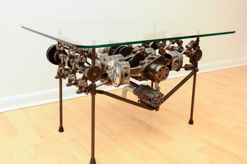 Custom Made 1974 Porsche Engine Table "The Skeletor"