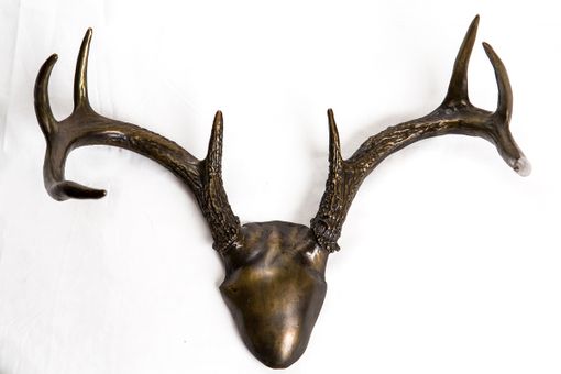 Custom Made Bronze Antlers