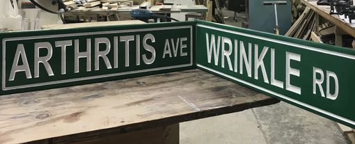 Custom Made Reflective Street Sign Standard Size