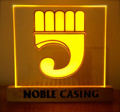 Custom Made Noble Casing Desktop L E D Sign