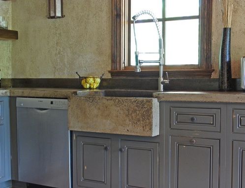 Custom Made Tuscan Kitchen Farm Sink