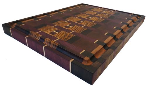 Custom Made Exotic Wood, End Grain Cutting Board