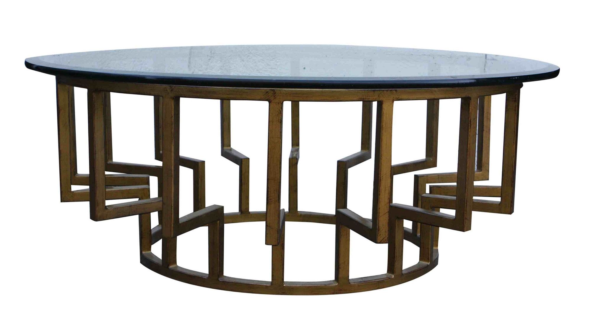 Buy Hand Made New York Round Modern Coffee Table, made to order from