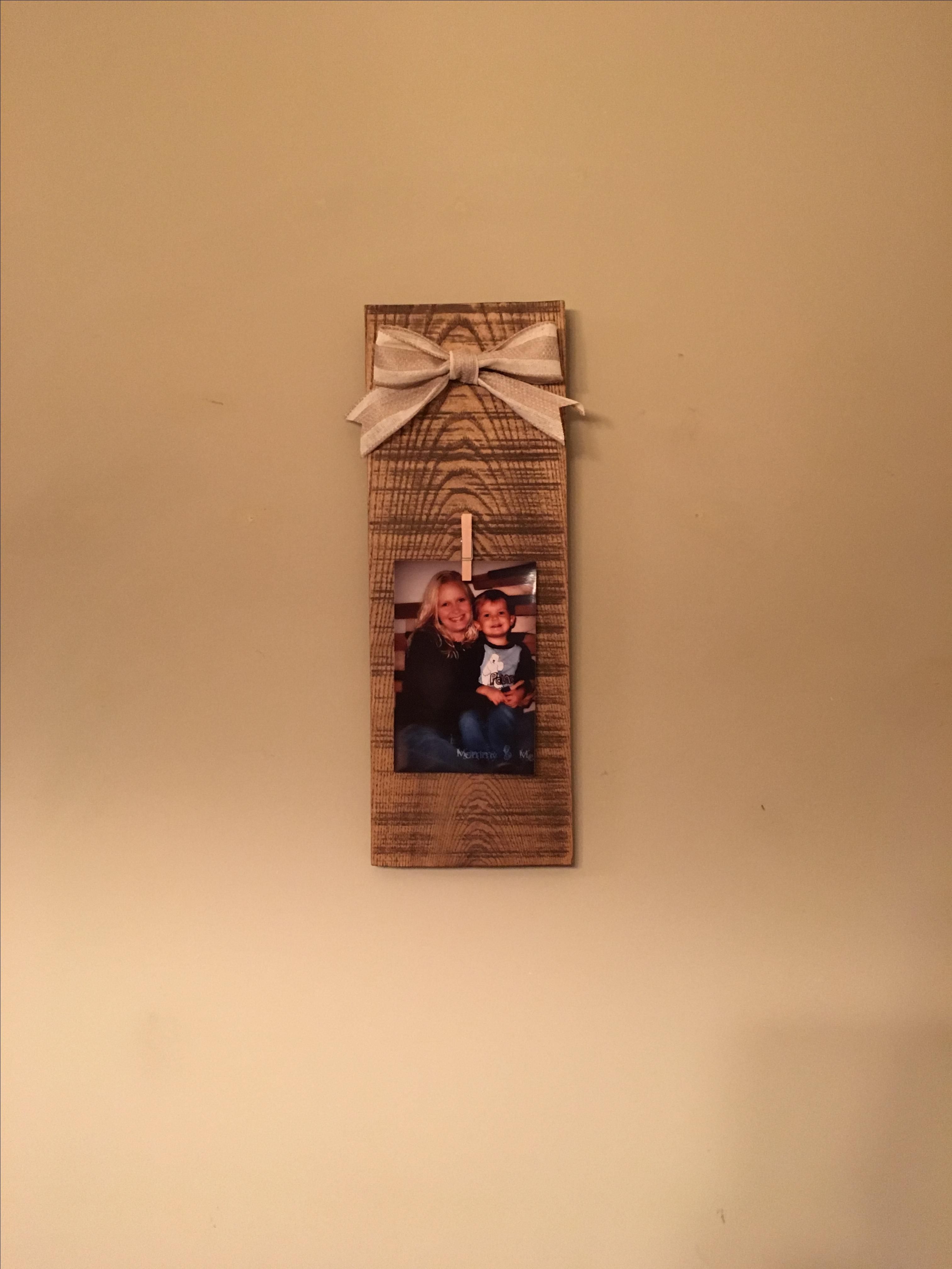 Buy Custom Made Wooden Picture Frame, made to order from Rugged Home