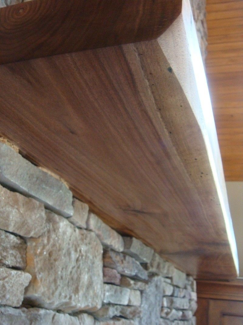 Handmade Mantel Shelf by Green River Woods, Inc.