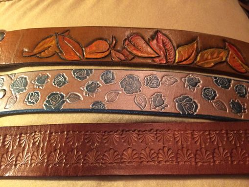 Custom Made 1 1/2" Leather Dog Collars