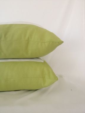 Custom Made Green Cotton With White Ribbon