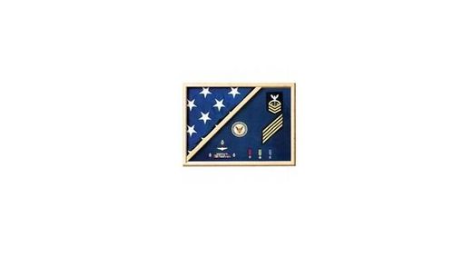 Custom Made Military Shadow Box, Military Medal Display Case