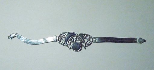 Custom Made Blue Coral Bracelet