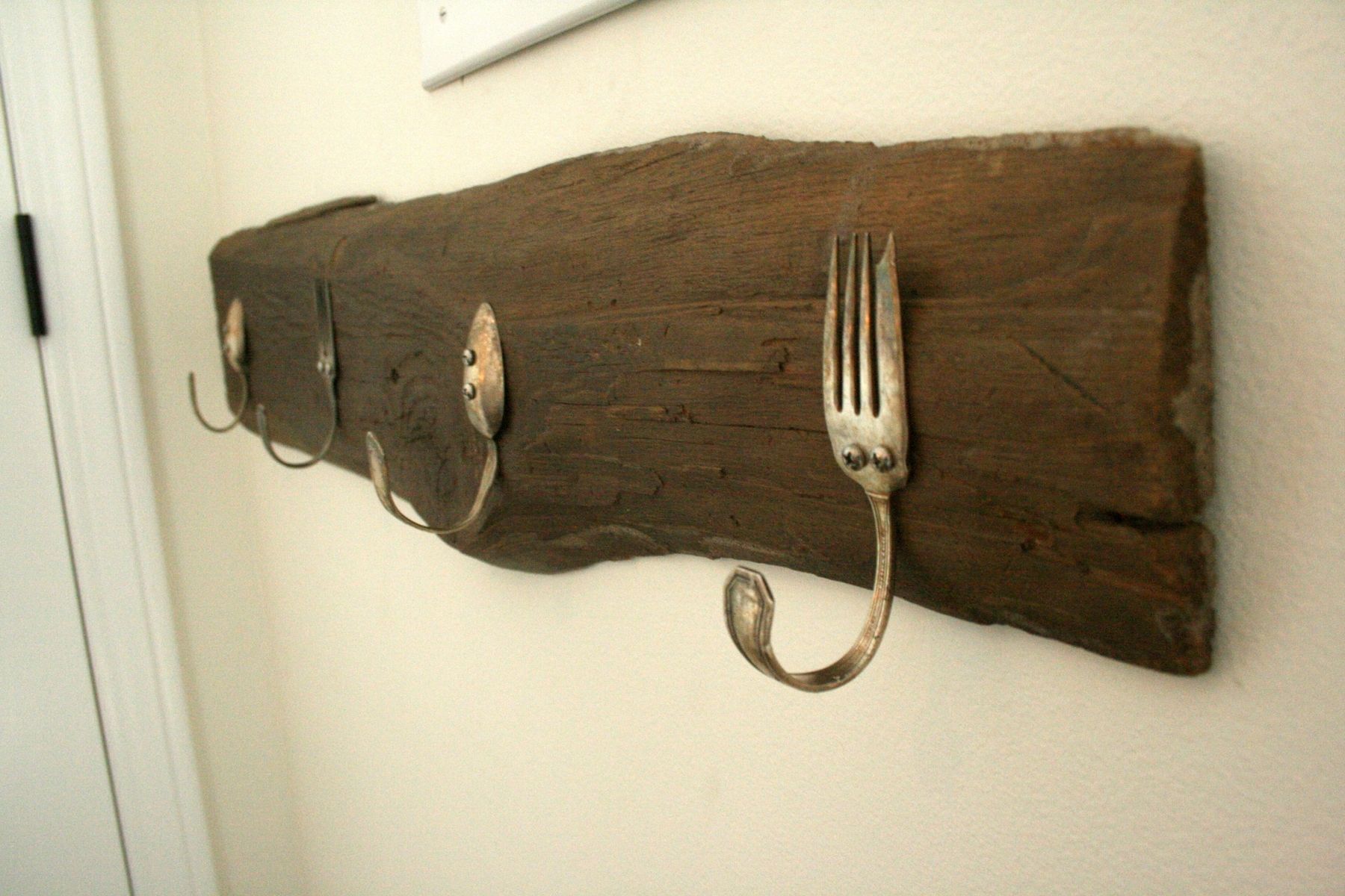 Hand Crafted Vintage Silverware Coat Hook by Knot 2 Shabby