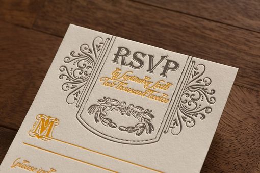 Custom Made Wedding Invitations - Vintage Apothecary