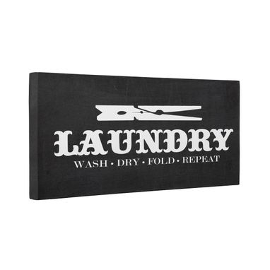 Custom Made Laundry Sign Canvas Wall Art