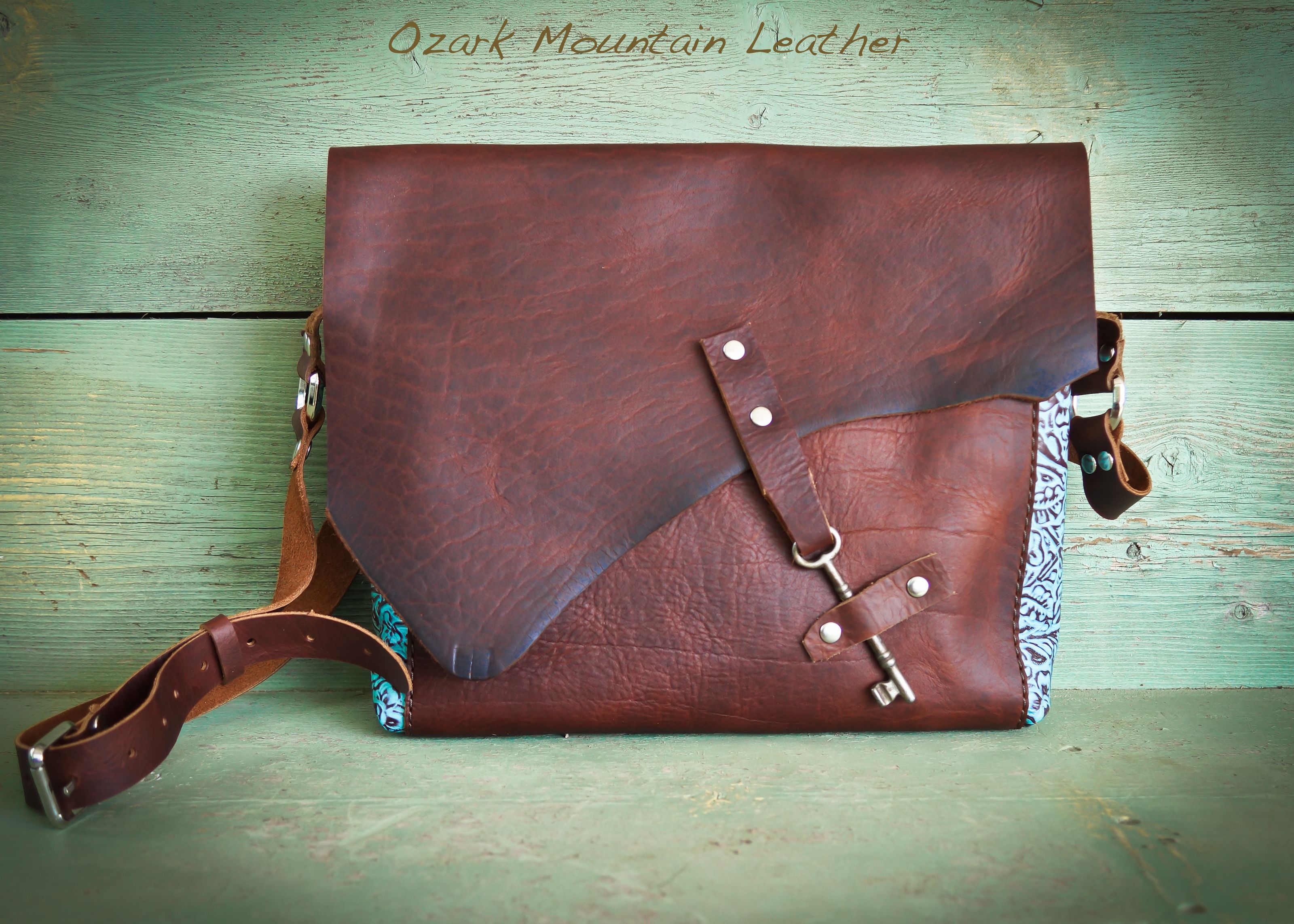 Moss Bags Fringe Leather Key Clip