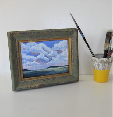Custom Made Original Acrylic Impressionist Landscape Painting, 5" X 7"