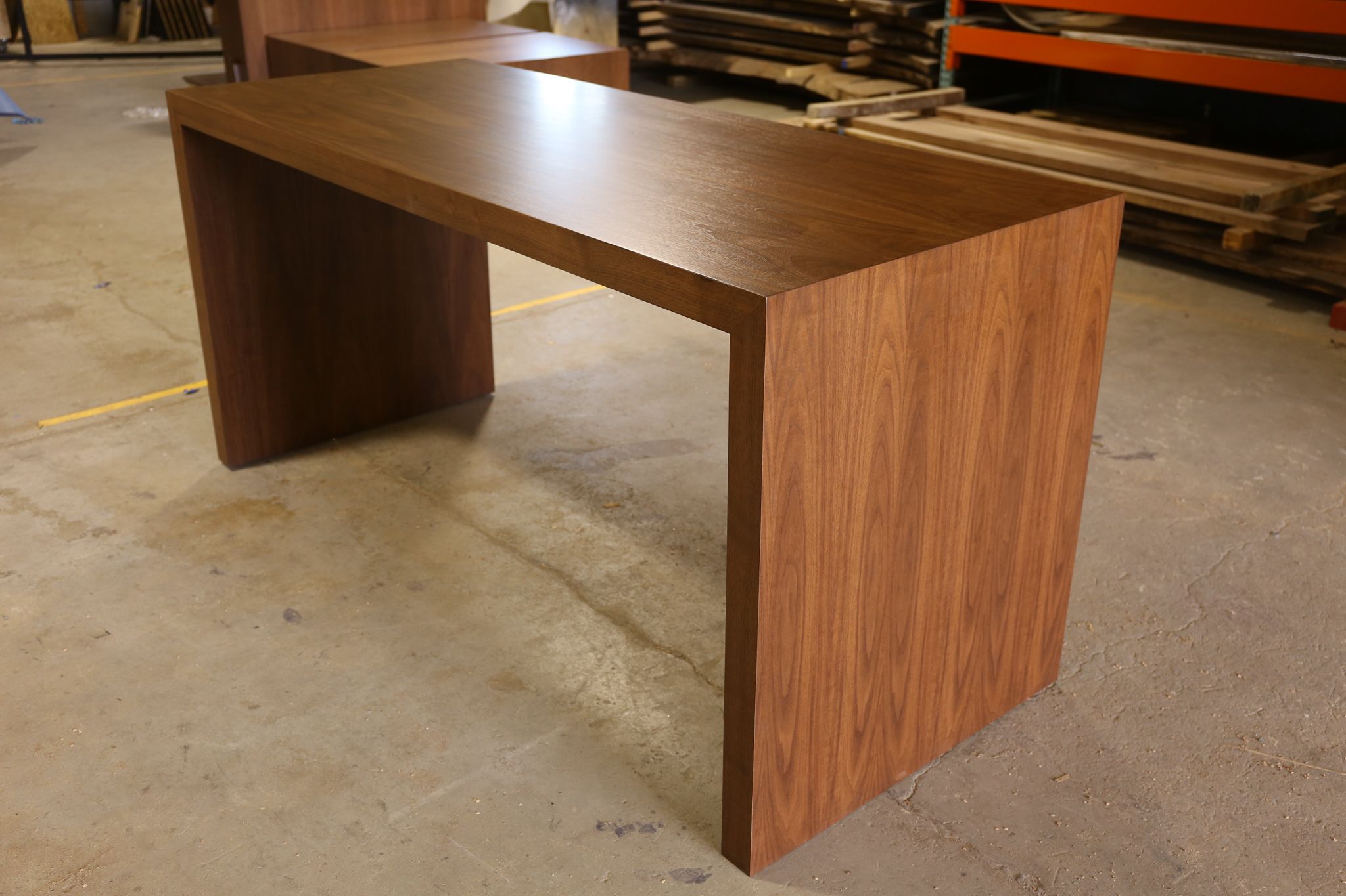 Custom Made Waterfall Desk Or Table By Greg Pilotti Furniture Maker Custommade Com