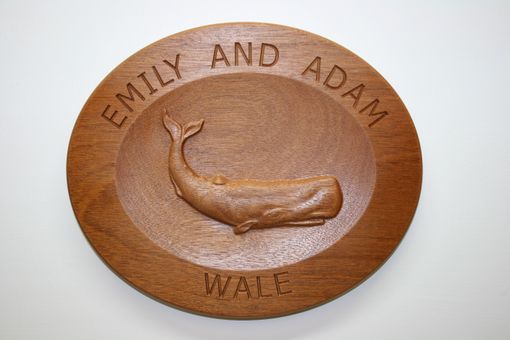 Custom Made Whale Wall Plaque